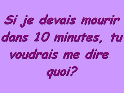 dans 10 minute